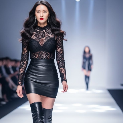 섹시 올인원 가터벨트 밑트임 스타킹 전신망사, 고민 끝에 선택한 이유와 실제 착용 느낌